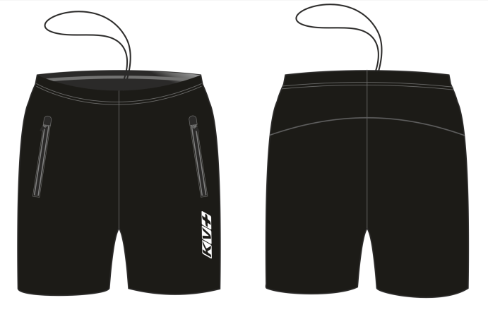 Шорты KV+ SPRINT shorts woman, black 21SW08.1