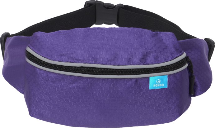 Поясная сумка FOXO3 объемная фиолет.