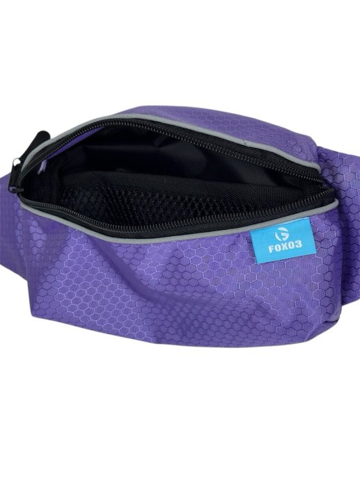 Поясная сумка FOXO3 объемная фиолет.