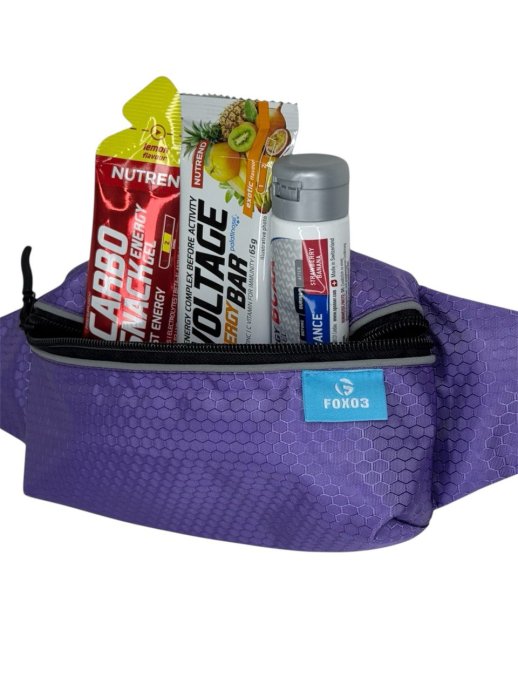 Поясная сумка FOXO3 объемная фиолет.