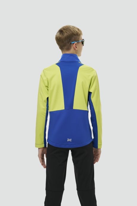 Тренировочная куртка Nordski Jr. Advance True Blue/Lime NSJ651030