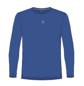 Футболка Nordski Run 2.0 Aster Blue с длинным рукавом NSM1115125