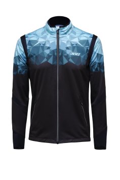 Куртка KV+ TORNADO jacket man black\turquoise 24V104.21
