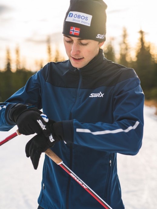 Костюм разминочный SWIX Cross муж. 12341/72105_23541/75100 синий в Твери