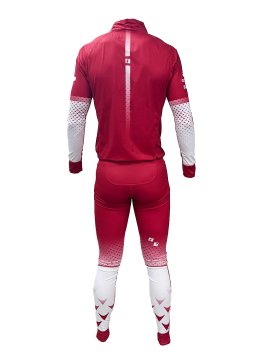 Костюм гоночный Bivium ФЛГР "Энергия 3.0" муж. белый_красный