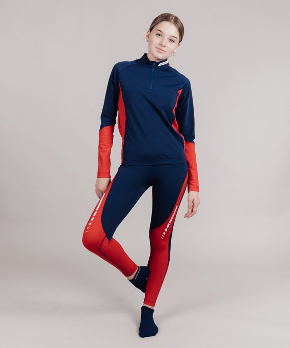 Гоночный костюм Nordski Jr.Base Dark Blue/Red NSJ435710