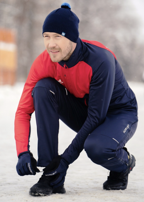 Костюм разминочный Nordski Premium Blueberry/Red NSM800021/NSM305021 в Твери