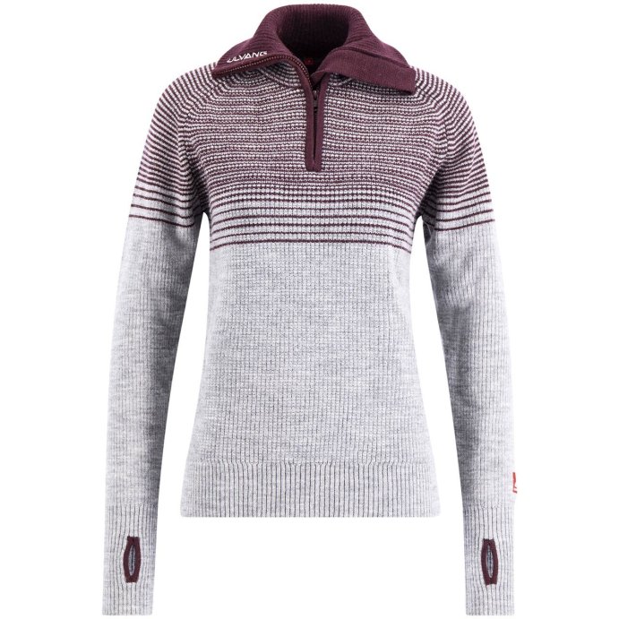 Свитер ULVANG Alta жен. 78536/11278 серый/инжир в Твери