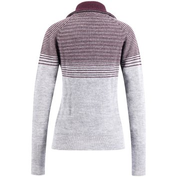Свитер ULVANG Alta жен. 78536/11278 серый/инжир