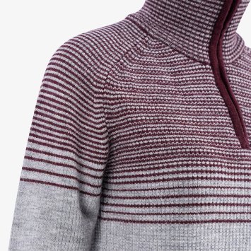 Свитер ULVANG Alta жен. 78536/11278 серый/инжир