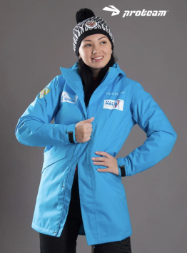 Куртка-парка утепленная PROTEAM PARKAS жен. голуб.