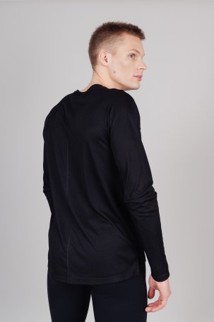 Футболка Nordski Training Black с длинным рукавом NSM911100