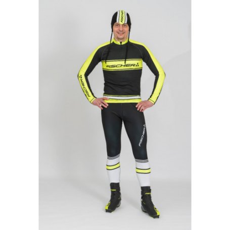 Гоночный костюм FISCHER Retro (черно-лим.) GR8234-RETRO