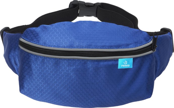 Поясная сумка FOXO3 объемная синяя