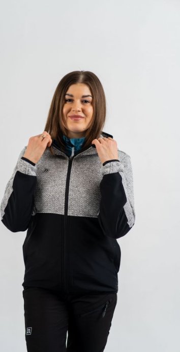 Кофта NONAME FLEECE JACKET WOS 24 GREY MELANGE