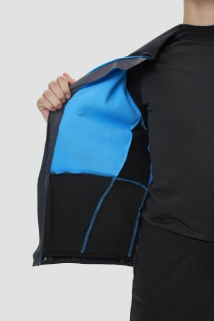 Тренировочная куртка Nordski Jr. Advance Light Blue/Black NSJ651284