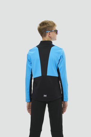 Тренировочная куртка Nordski Jr. Advance Light Blue/Black NSJ651284