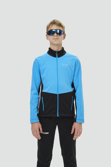 Тренировочная куртка Nordski Jr. Advance Light Blue/Black NSJ651284