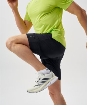 Шорты 2 в 1 Nordski Road Black NSM1100100