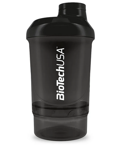 Шейкер BioTechUSA Shaker Wave + nano300 ml (+150ml) black for her в Твери