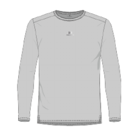 Футболка Nordski Run 2.0 Silver с длинным рукавом NSM1115878