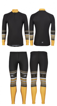 Гоночный костюм NONAME ON THE MOVE RACE SUIT 22 UX BLACK/YELLOW