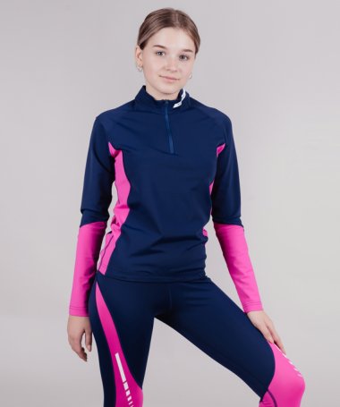 Гоночный костюм Nordski Jr.Base Dark Blue/Pink NSJ434951