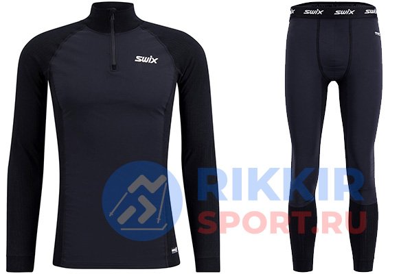 КОМПЛЕКТ SWIX RaceX wind с воротн. муж. 40442/10000 чёрный в Твери