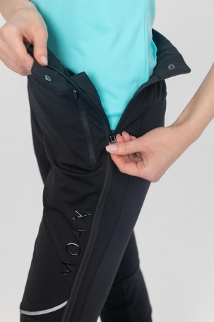 Брюки MOAX Solo Full zip жен. SW212218/10000 чёрный
