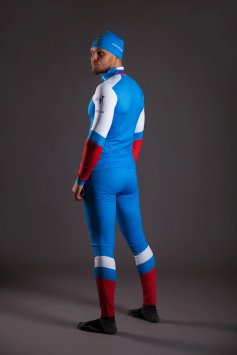 Гоночный костюм PROTEAM RACE PXC муж. голуб.