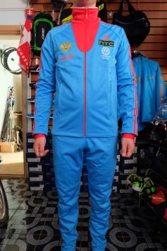 КОСТЮМ РАЗМИНОЧНЫЙ РОССИЯ HTC "СНЕГИРИ" 2018 гол.-красн.