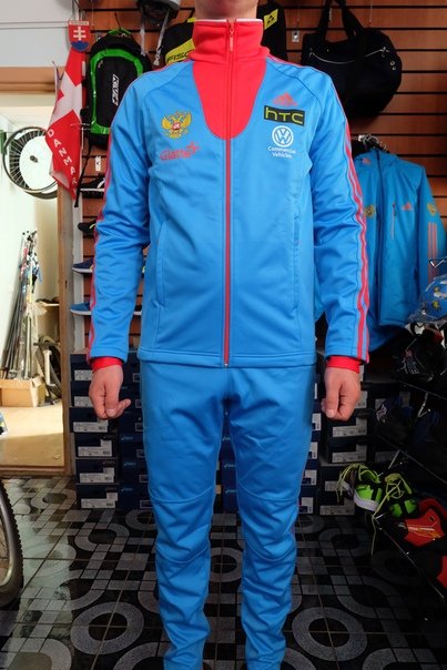 КОСТЮМ РАЗМИНОЧНЫЙ РОССИЯ HTC &quot;СНЕГИРИ&quot; 2018 гол.-красн.