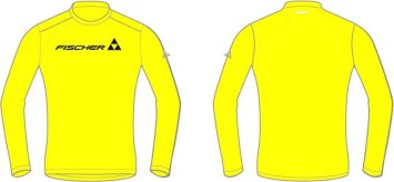 Футболка FISCHER Logo Long муж. (неон) GR8222-300