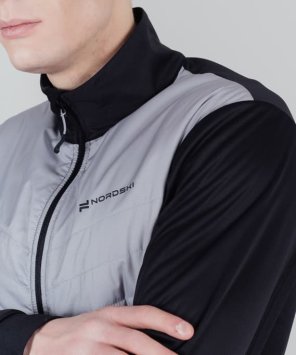 Куртка Nordski Hybrid Pro Black/Grey NSM303201