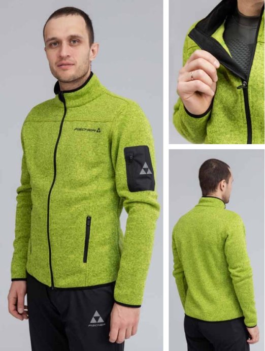 Кофта FISCHER Fleece Logo (зел.) GR8135-500