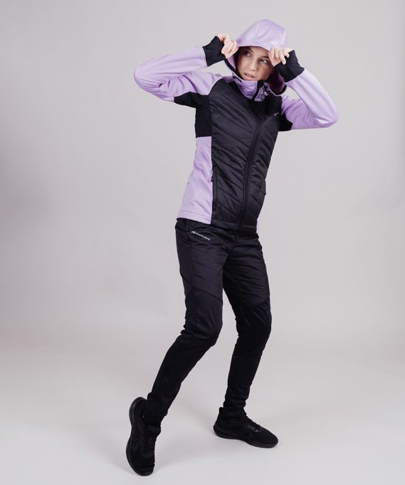 Куртка Nordski Hybrid Hood Orchid/Black W NSW853412