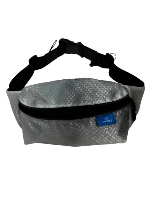 Поясная сумка FOXO3 объемная серая