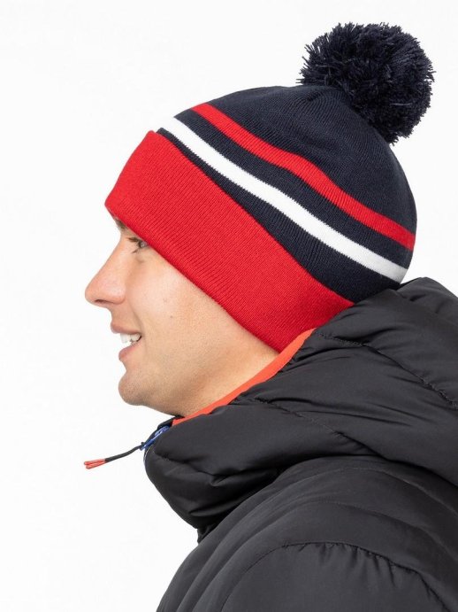 Шапка MOAX Blizzard 23631M/75100 синий/красный 56