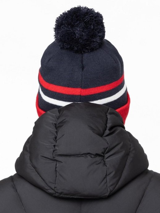 Шапка MOAX Blizzard 23631M/75100 синий/красный 56