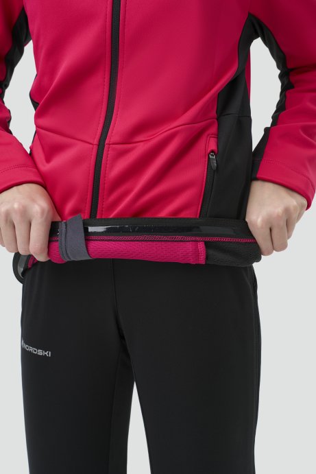 Тренировочная куртка Nordski Jr. Advance Pink/Black NSJ651938