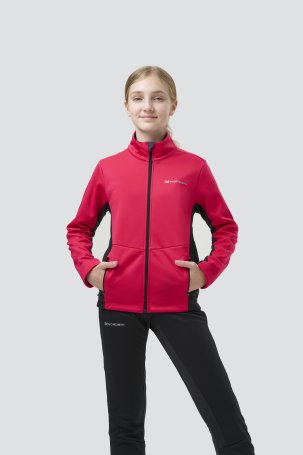 Тренировочная куртка Nordski Jr. Advance Pink/Black NSJ651938