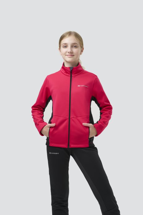 Тренировочная куртка Nordski Jr. Advance Pink/Black NSJ651938