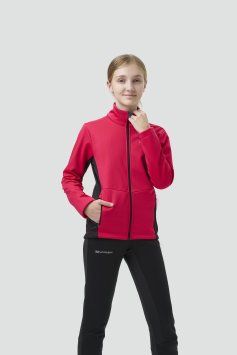 Тренировочная куртка Nordski Jr. Advance Pink/Black NSJ651938