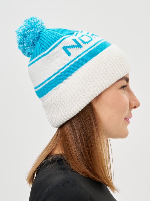 Шапка Nordski Blizzard Aquamarine/White NSV732784