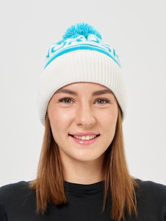 Шапка Nordski Blizzard Aquamarine/White NSV732784