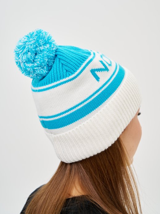 Шапка Nordski Blizzard Aquamarine/White NSV732784