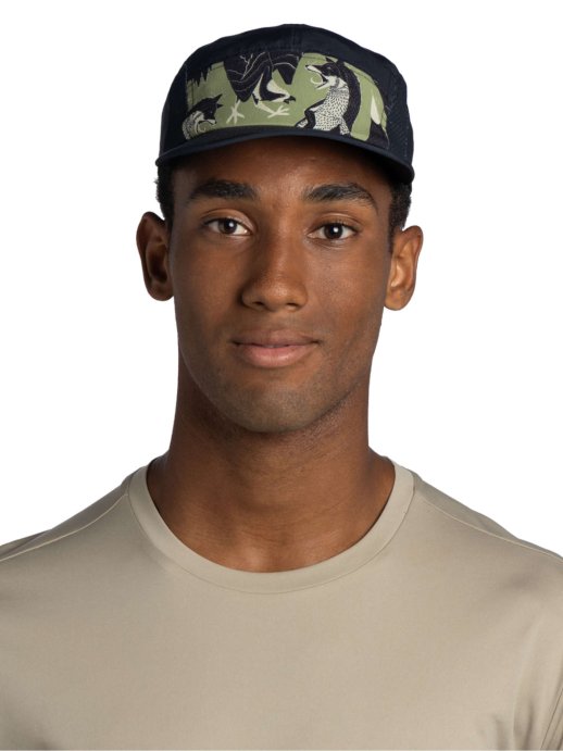 Кепка Buff 5 Panel Go Cap Rub Chomp Black 138044.999.30.00 (L/XL)