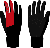 Перчатки NORDSKI MOTION BLACK/RED WS NSU250190