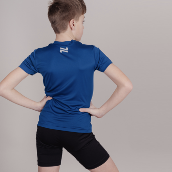 Шорты обтягивающие Nordski Premium Jr. Run Black/Blue NSJ152192