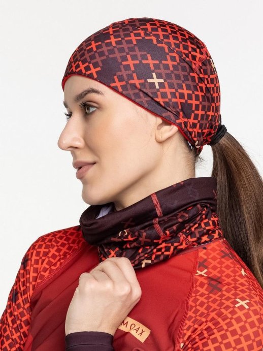 Шапка Moax Sirius Pony Tail 23524M/90000 красный OS